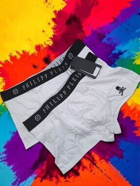 New Philipp Plein designer 2 boxers underwear boxers Men L